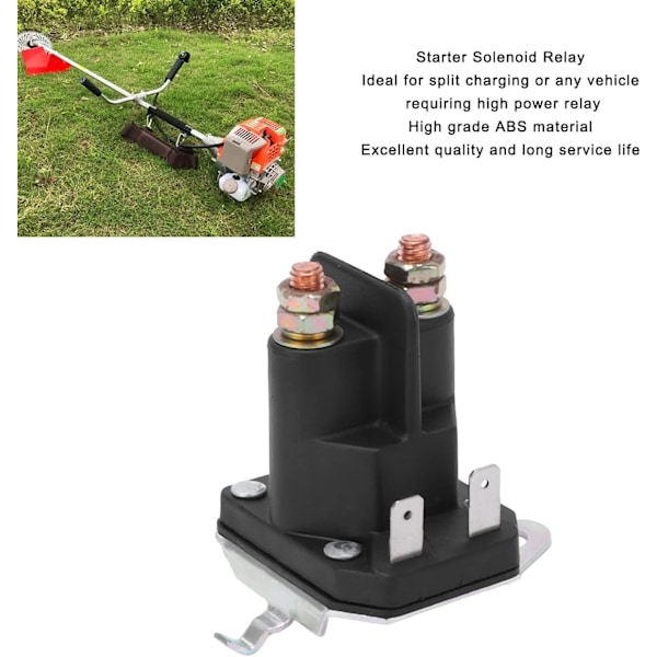 Gräsklippardelar Startmagnetventil 12V Gräsklippare Startrelä Passar Kohler MTD CC1023【YD】