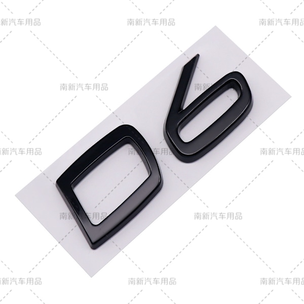 D2 D3 D4 D5 D6 D7 D8 merke egnet for Volvo modifisert bilvolum bak digital engelsk[YD] D6-Black