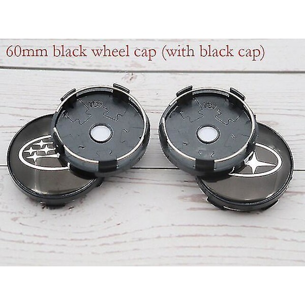 4 st 60mm Bilstyling Hjul Däck Centrum Navkapslar För Subaru Sti Wrx Forester Outback Impreza Legacy Xv Tribeca Tillbehör Shry G