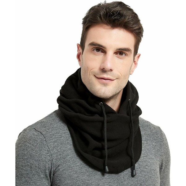 2 stk. Dobbelt Lag Tyk Balaclava, Tyk Fleece Hue, Vindtæt og Varm Hætte, Skimaske, Halsedisse til Mænd og Kvinder