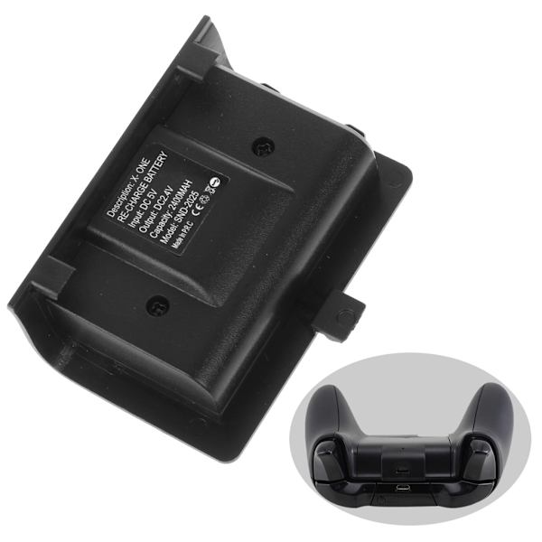 Nytt NI-MH 2400MAH laddningskit Uppladdningsbart batteripaket + USB-kabel för Xbox One