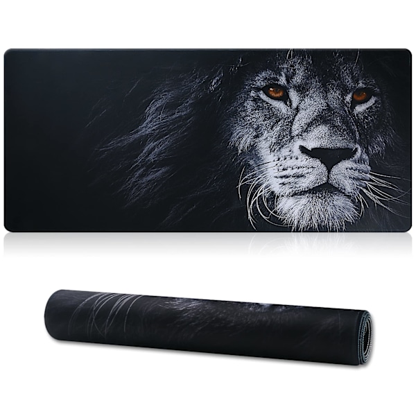 XXL Gaming Mouse Pad, Extended Mouse Pad Stitched Edges 2MM Non-Slip Rubber Base 90x40cm Table Mat for Gaming/Office/Business