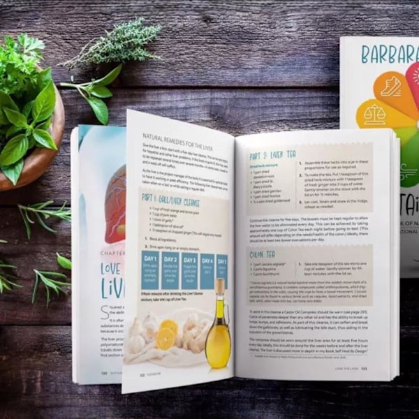 Sustain Me af Barbara O'Neill – Komplet guide til naturlige midler & urtemedicin, bog for bedre helbred, stressreduktion, støtte til maven