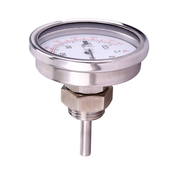 Rostfritt Stål 0℃-120℃ BBQ Grill Rök Termometer Temperaturmätare Testare Monitor