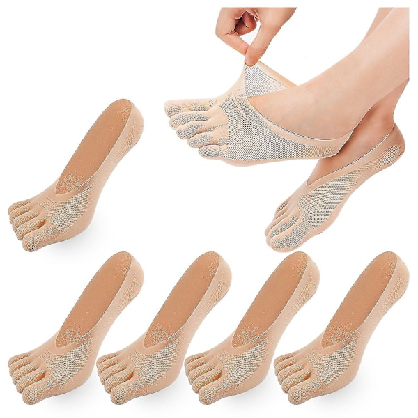 10 pairs of toe socks ladies five fingers socks Soft and breathable low cut ankle socks