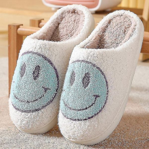 Tofflor Smiley Face Tofflor Dam Smile Tofflor Grön Grön Grön Green 36-37