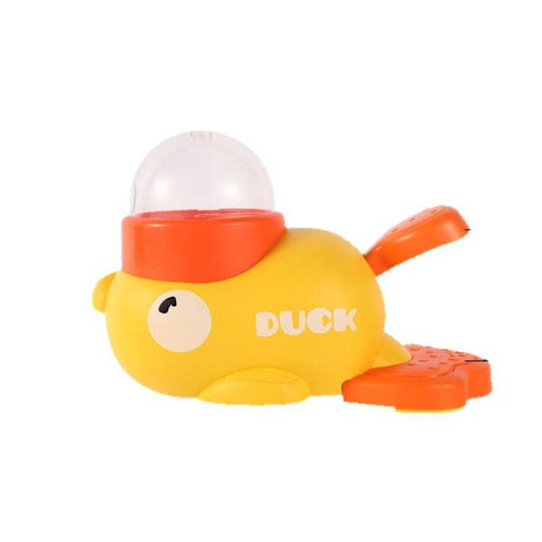 Kattleksak liten gul anka silvergradient sött husdjur bra sak söt guld docka launcher husdjur frystorkat kattgodis