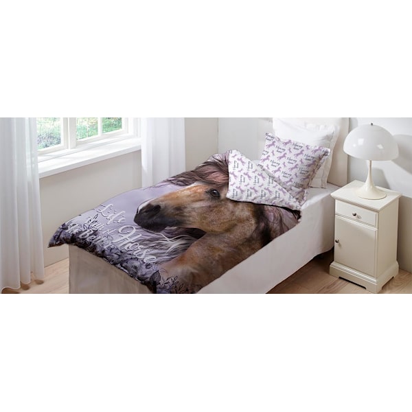Hevoset Vuodevaatesetti 150x210cm Multicolor multicolor