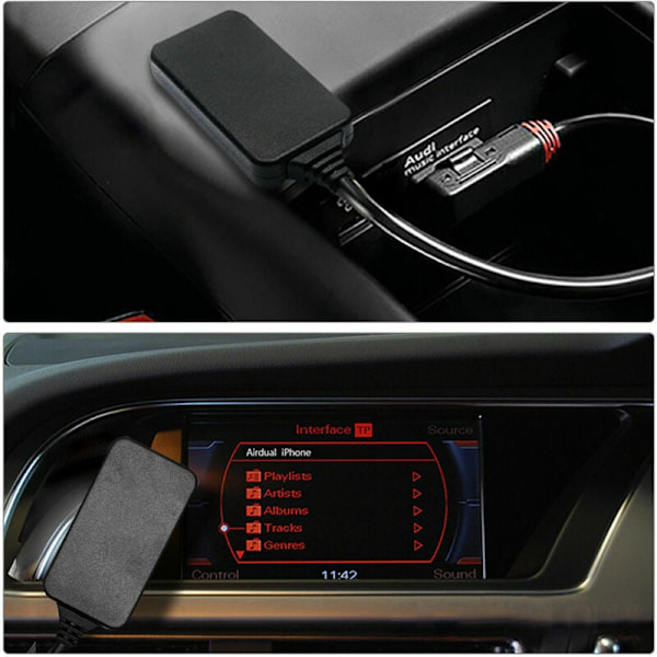 Bluetooth iPod Media Interface AMI-kabel for Audi VW MMI Musikkstrømming