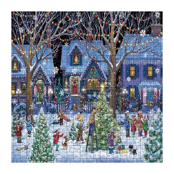 1000 pieces Christmas tree Farm decoration Puzzle Educational puzzle toy New Year's gift for adult children