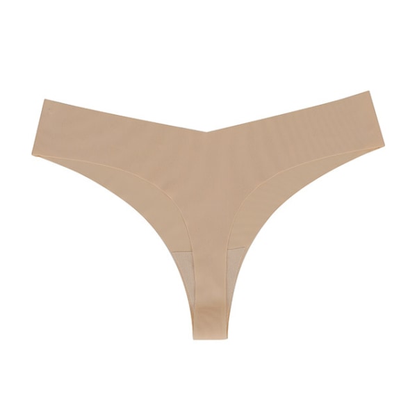 Stringtrosa för kvinnor, sömlös stringtrosa, Stretch Spandex Nylon Underkläder naken 5 st