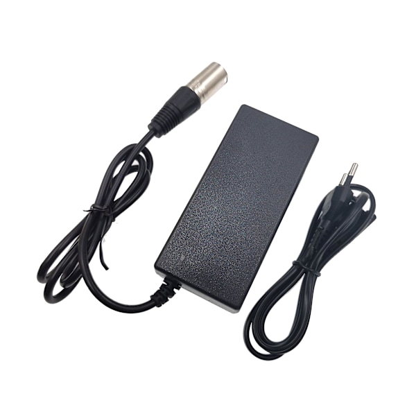 36V oplader 42V 2A elektrisk cykel lithium batterioplader til 36V lithium batteripakke med 3-pin XLR stik/konnektor