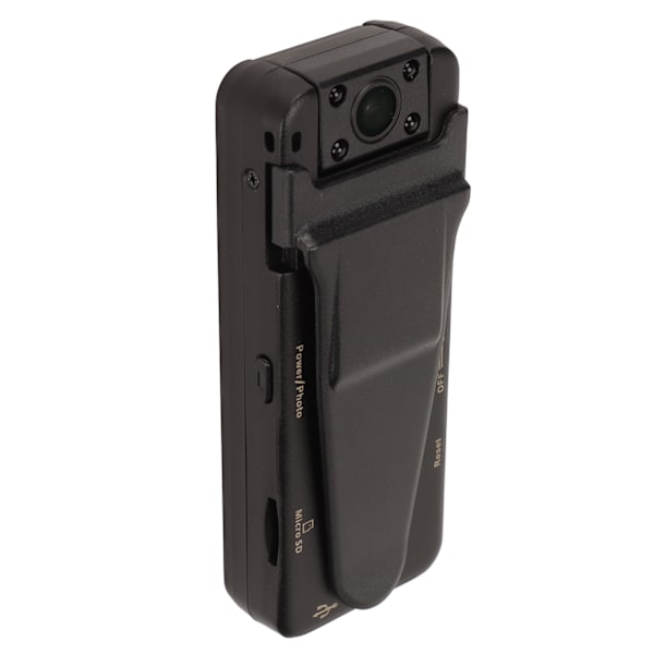 Mini Kroppskamera 1080P Bærbar Liten Videoopptaker med Klips bak