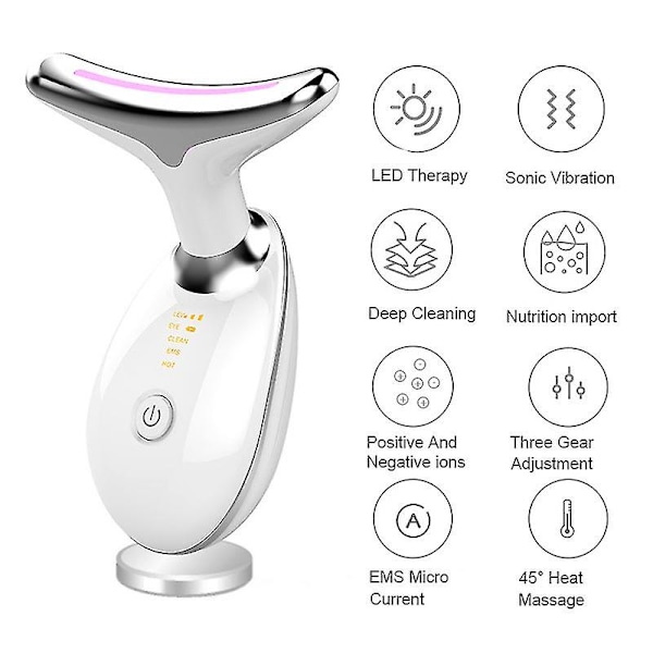 Nacke Ansikte Skönhetsanordning Ansiktslyftmaskin Ems Massager