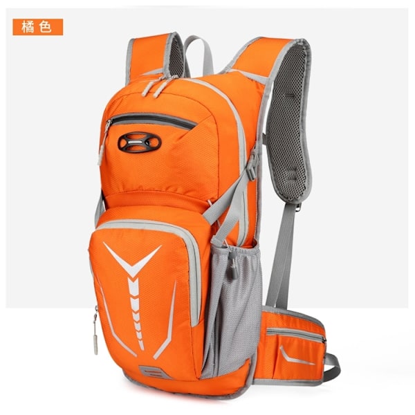 Rygsæk 18L til løb / cykling Sort Orange Orange