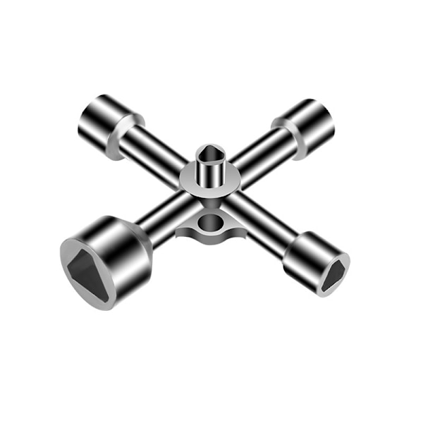 Way Kolmioavain 5 kokoa Sisähalkaisija 7mm/10mm/12mm/13mm/18mm Yleisavain sähkökaappiin, kaasuun, veteen, sähkömittariin, kaappiin