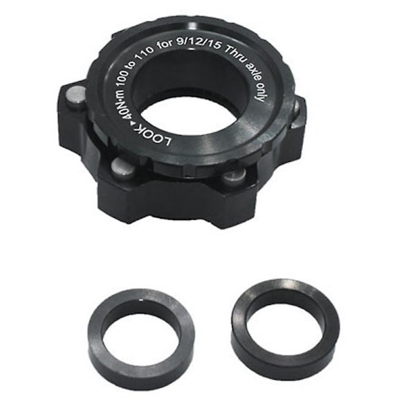 Center Lock Hub Boost Adapter, Center-Lock til 6-huls, 15X100 til 15X110