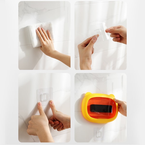 Väggmonterat Duschtelefonhållare 360-Graders Rotation Anti-Imma Touchskärm Green