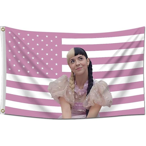 Melanie Flag, Melanie Flag American USA Banner Music Singer Poster Tapestry 3x5ft Melanie Martinez Pink Flag For College Dorm Room