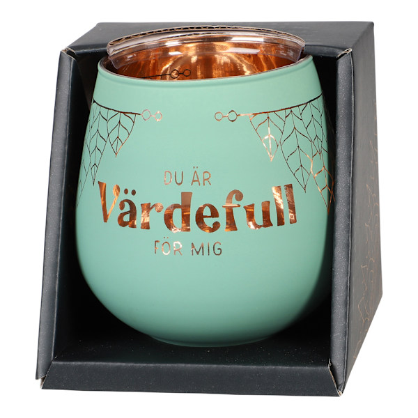 Ljuslykta i spegelglas, Värdefull