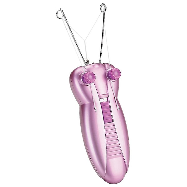 Elektrisk ansigtshårfjerner til kvinder, epilator til kvindelig pleje, ansigtshårfjerning med tråd, skraber[YD]