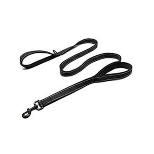 Extremt slitstarkt hundkoppel - 2 handtag med vadderat trafikkhandtag