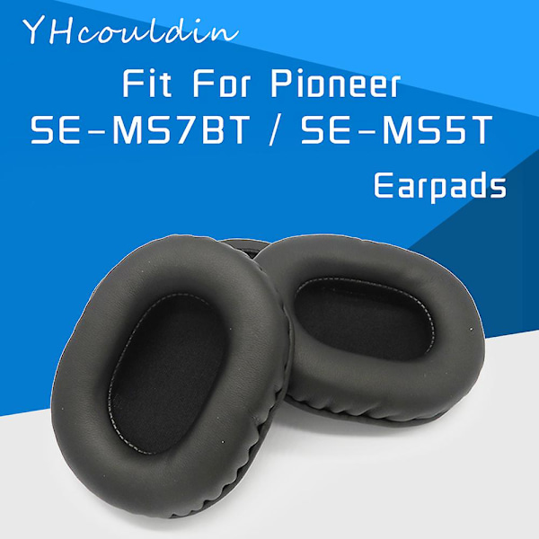 Øreputer for Pioneer SE-MS7BT hodetelefoner Tilbehør Erstatningsputer Materialer