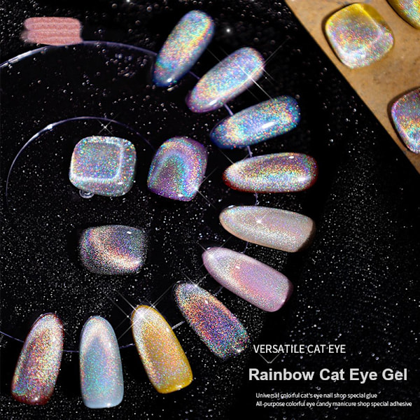 15 ml Sateenkaarikissa Jelly Värikäs Heijastava Glitter Magneettinen