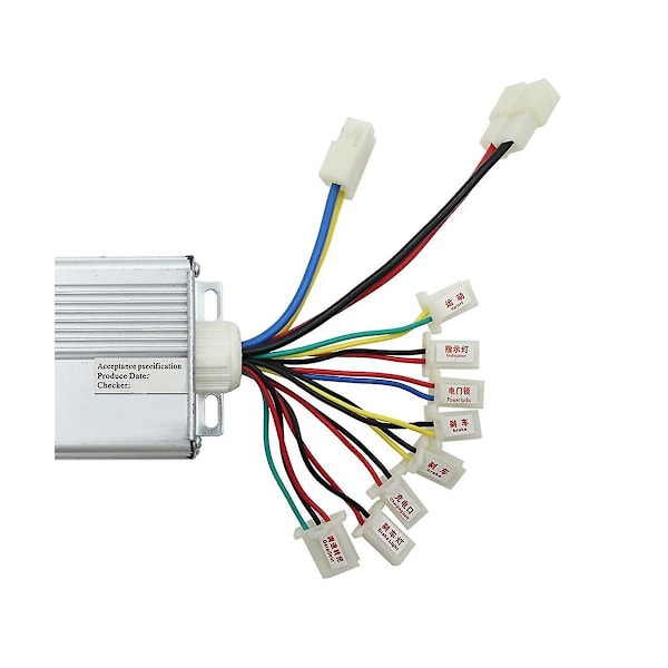 36V 1000W Børstet Controller Elektrisk Cykel E-cykel Scooter Børste Hastighedscontroller Motor Til Elect【mo】 Silver