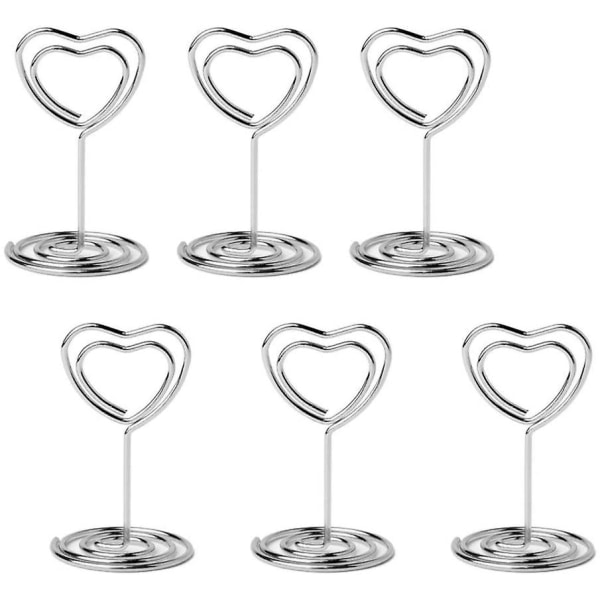 20 stk Mini Posisjonskort Holder Bordnummer Stativ Bordkortholder