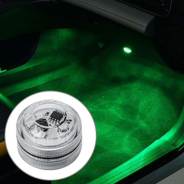 2 stk LED-lys IP68, med fjernkontroll, brukt til dekorasjon