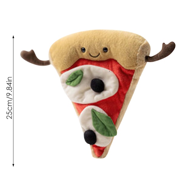 Jellycat - Amuseables Pizza Bit - Presenter för flickor pojkar barn kvinnor{GKS}