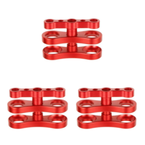 1/2/3 Aluminium Standard 1 Kuleklemme for Undervannsdykking Grå 7,01 x 4,5 cm [YD] gray 2.76 x 1.77 Inch 1Set