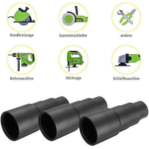 6-delt støvsugeradapter, universell støvsugeradapter, støvsugerslange adapter, V