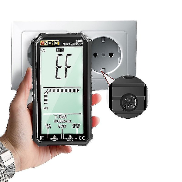 Digital Smart Multimeter Transistortestare Auto Elektrisk Kapacitans
