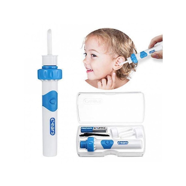 Wax plug suction - Ear cleaner with suction for wax plugs white