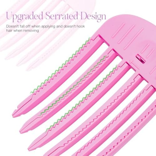 2-pack Vindformad Stylingkam för Fluffig Lugg, Volym och Värmefria Lockar, Snabba Hårstylingverktyg Volymgivande Hår{DH}