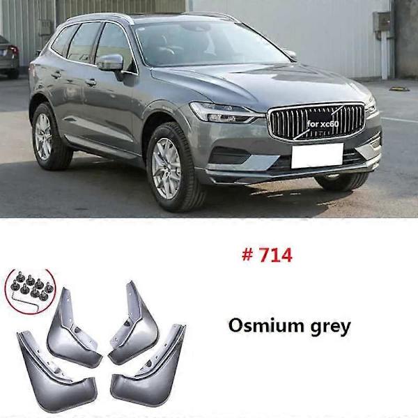 Främre Bakre Stänkskydd Blå För Volvo XC60 S90 18 2019 2020 2021 2022 Skärmstänkskydd Smuts Skydd Tillbehör[YD] xc60osmium grey