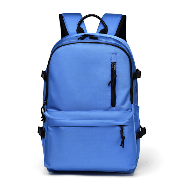 Ryggsäck Stor Kapacitet Vattentät Ryggsäck Dam Casual Datorväska Herr Ungdom Student Skolväska Resväska Unisex Ryggsäck Blå Blue