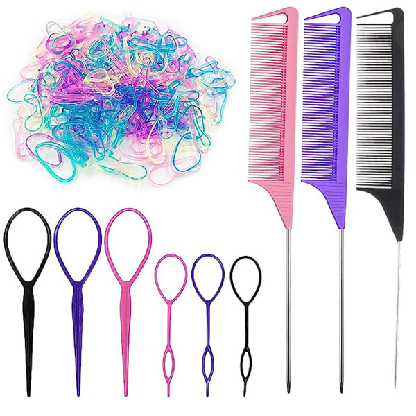 TG rough hair rubber band remover hair styling set hair