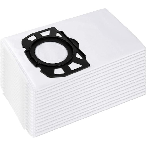 15 Pakke Ikke-vevde Støvsugerposer for Kärcher 2.863-006.0 KFI 487 Erstatningsposer WD4 WD5 WD6 WD5P WD6P Premium MV4 MV5 MV6 Filterposer【YD】