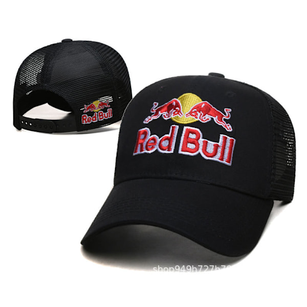 Red Bull Racing -lippis, urheilullinen piikikäs baseball-lippis, autolippis