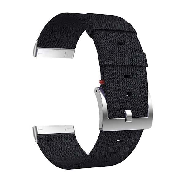 Canvas reim Fitbit Versa 3/Sense Svart