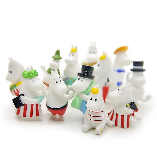 Barngåvor Design 12 stycken Muminfigurer ES1003
