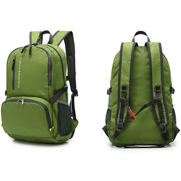 YOBAN Y-1448 Kevyt ulkoilurinkka, taitettava, vedenpitävä, pyöräilyyn, patikointiin, retkeilyyn ja matkustamiseen Army Green