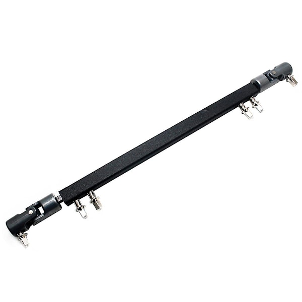 Double Kick Drum Pedal Drive Shaft Steel Bass Drum Pedal Link Arm, Black