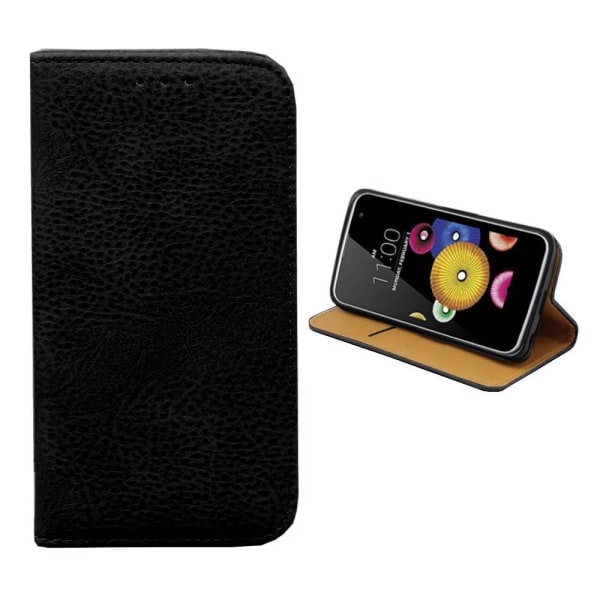 Case LG K4 -lompakkokotelo (musta) Black