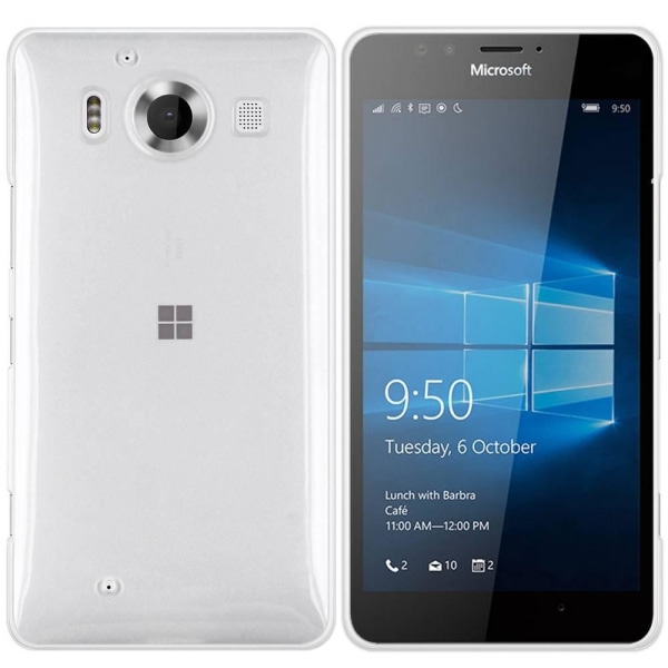 Cover Microsoft Lumia 950 -kuori (läpinäkyvä) Transparent