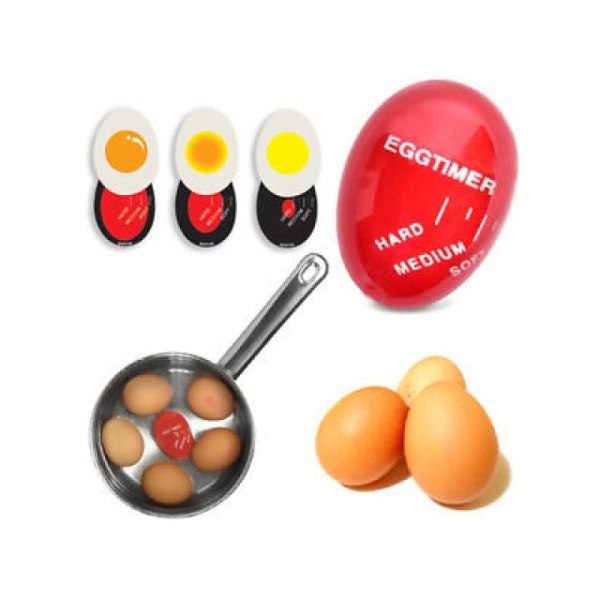 Äggklocka / Ägg timer (Färgskiftande) Röd