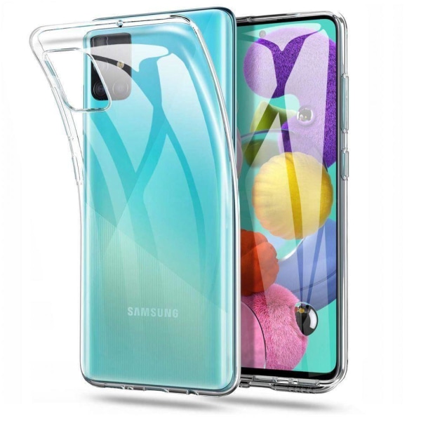 Colorfone Samsung Galaxy M31S -kuori (läpinäkyvä) Transparent